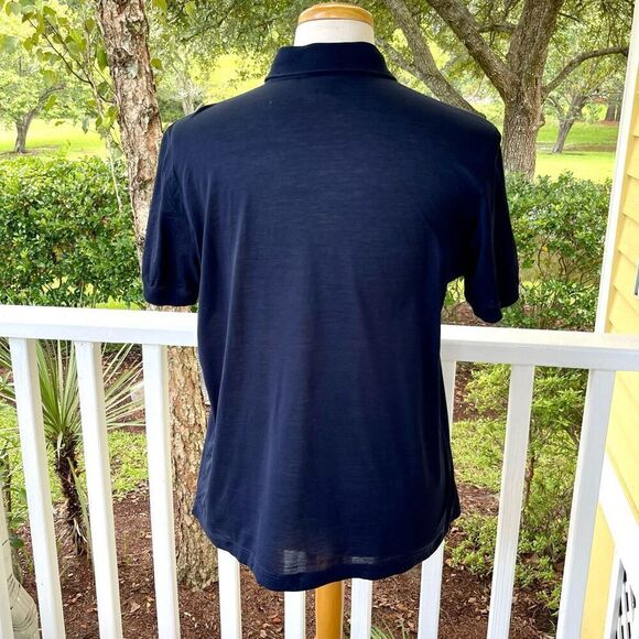 Dalmine 1952 lightweight Navy Polo. Large. - Picture 4 of 8